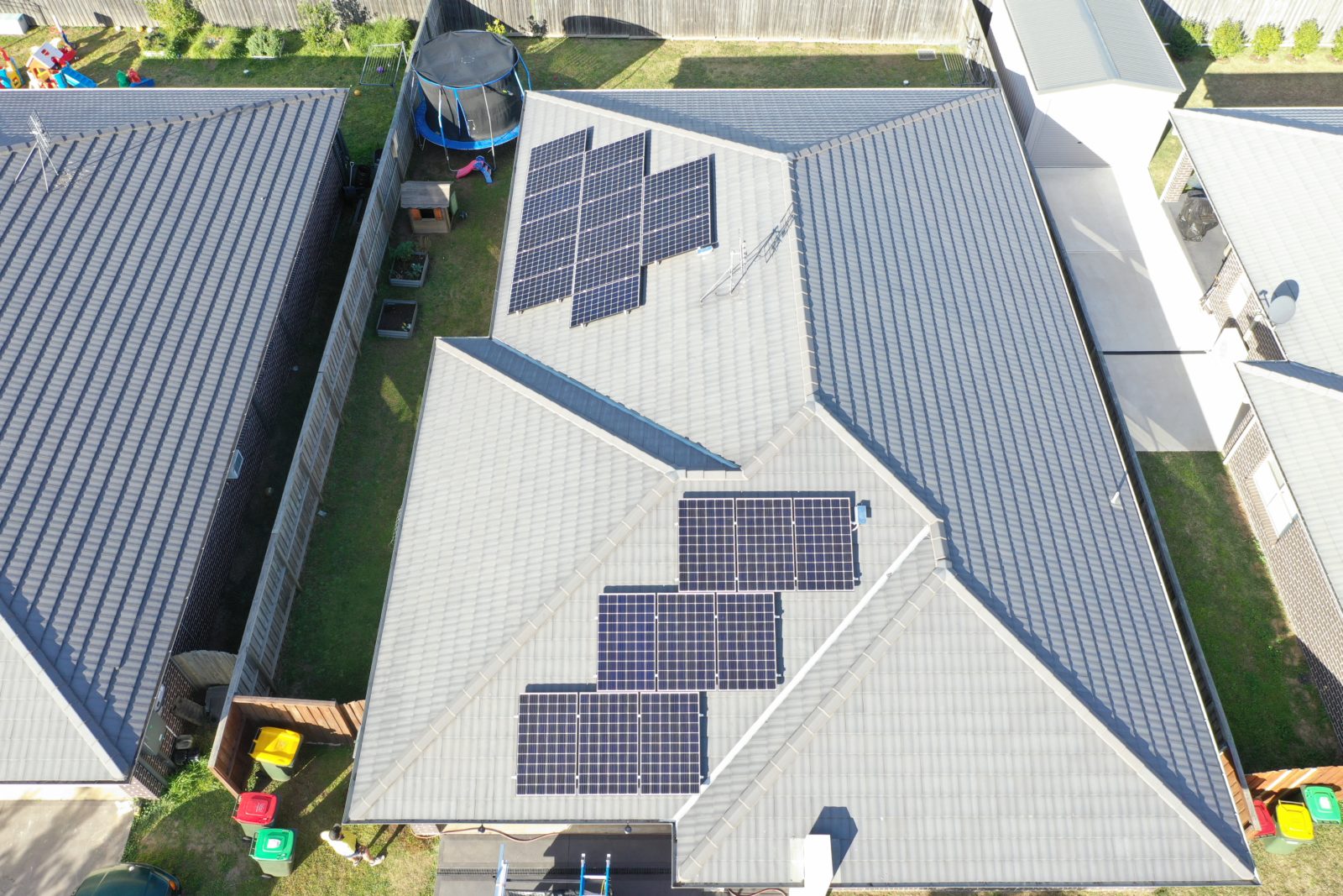 Solar panel installation on a residential rooftop in Ashtonfield
