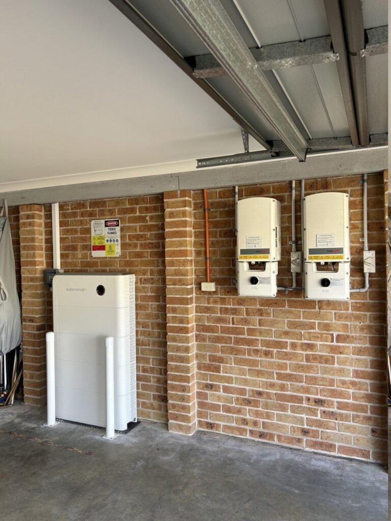 aztech solar battery storage installation